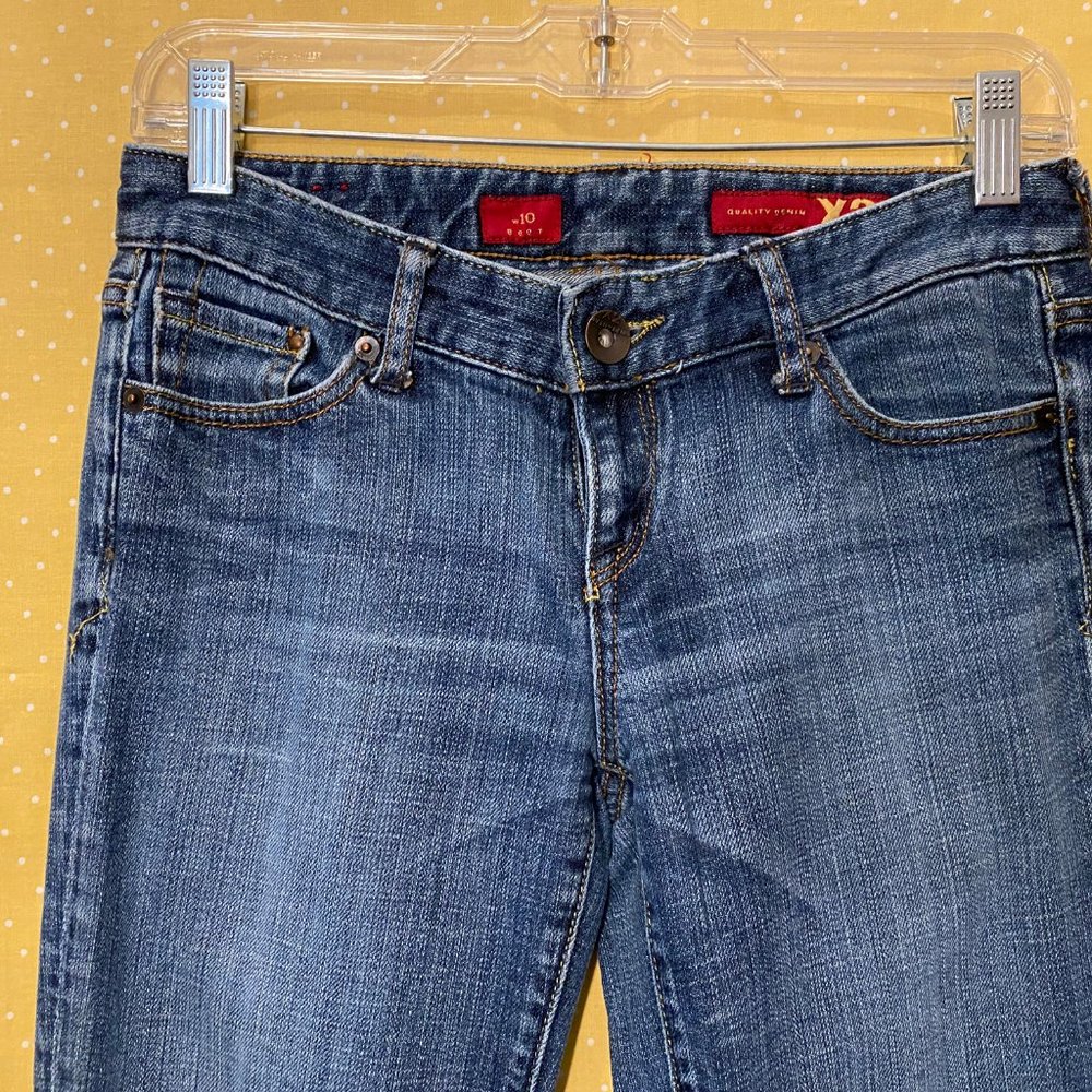 Express Jeans X2 W10 Boot Leg, Size 2 Long - image 4